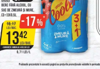 Ursus Cooler Bere fără alcool, cu suc de zmeură și mure, [3+1]x0.5L