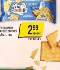 FINE CRUNCHY BISCUITI CROCANTI SARATI 100G