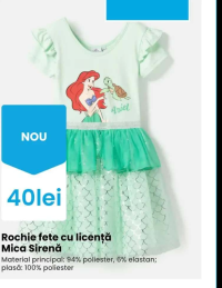 Rochie fete cu licență Mica Sirenă