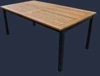 BLOOMA Masa extensibila Fasia, 180-240 x 100 x 75 cm, maro
