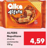Alfers Napolitane diverse sortimente 170 g
