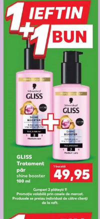 Schwarzkopf Gliss Tratament păr shine booster 100 ml