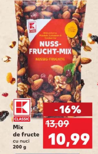K-CLASSIC Mix de fructe cu nuci 200 g