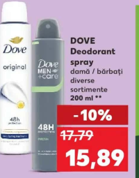 DOVE Deodorant spray damă / bărbați diverse sortimente 200 ml