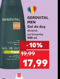 Gerovital Men Gel de duș diverse sortimente 400 ml