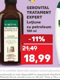 Gerovital Tratament Expert Loțiune cu petroleum 100 ml