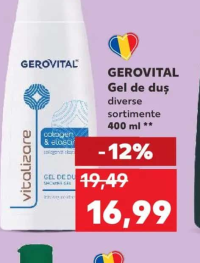 Gerovital Gel de duș diverse sortimente 400 ml