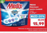 MEDIX Odorizant pentru toaletă ocean 5 x 55 g