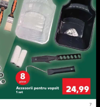 Parkside Accesorii pentru vopsit 8 piese 1 set