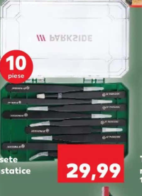 Parkside Pensete antistatice 10 piese 1 set