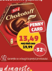 POIANA CHOKOTOFF CARAMELE CIOCOLATĂ 221 g