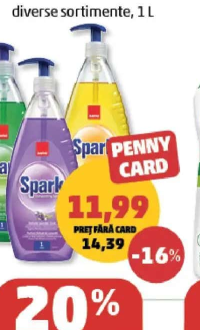 SANO SPARK DETERGENT VASE diverse sortimente, 1l