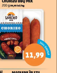 Sancho Chorizo BBQ Mix 200 g