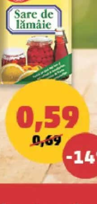 Dr. Oetker Sare de lămâie 8 g