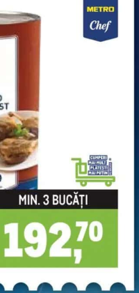 Metro Chef Pulpe de rață confiată 3.825 kg min. 3 bucăți