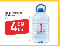 ZIZIN Blue Apă de izvor plată 5 L