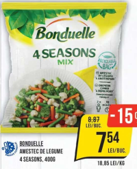Bonduelle Amestec de legume 4 Seasons, 400g