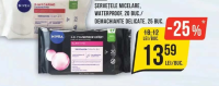 Nivea Şerveţele Micelare, Waterproof 20 buc. / Demachiante Delicate 25 buc.