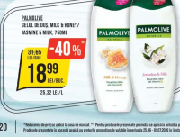 Palmolive Gel De Duș Milk & Honey / Jasmine & Milk 750ml