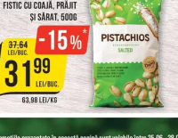 Emma Fistic cu Coajă, Prăjit și Sărat 500g