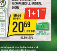 Cif Cremă de curățat cu microparticule, original, 500ml
