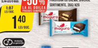 Măgura Prăjitură cu cremă, diverse sortimente, 35g/42g