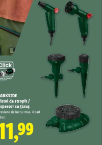 PARKSIDE Pistol de stropit / Aspersor cu țăruș 1 buc.