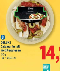 Deluxe Calamar în stil mediteraneean 150 g