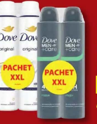 Dove / Dove Men Deodorant spray Original / Extra Fresh 2 x 200 ml