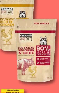 ORLANDO PURE TASTE Snack pentru căței pui / vită 130 g