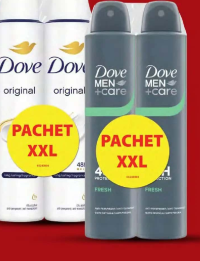 DOVE / DOVE MEN Deodorant spray Original / Extra Fresh 2 x 200 ml