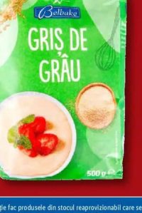 Belbake Griș de grâu 500 g