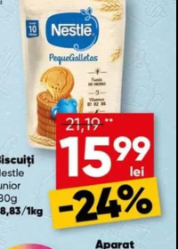 Nestle PequeGalletas Biscuiți junior 180g
