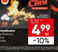 Clini Platinum Aprinzătoare 48 buc
