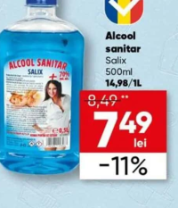 Salix Alcool sanitar 500ml