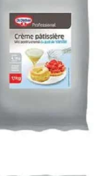Dr. Oetker Professional Crème pâtissière Mix pentru cremă cu gust de vanilie 1,1 kg