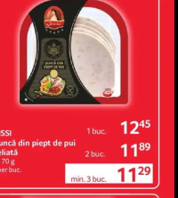 SISSI Șuncă din piept de pui feliată 170 g