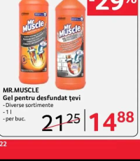 MR. MUSCLE Gel pentru desfundat țevi 1 l