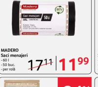 MADERO Saci menajeri 60 l 50 buc.