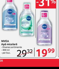 NIVEA Apă micelară 400 ml