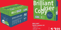 BRILLIANT Hârtie copiator A4 500 coli/top
