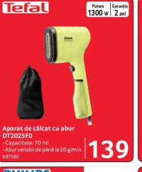 Tefal Aparat de călcat cu abur DT2025F0