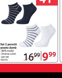 BOLERO Set 2 perechi șosete damă