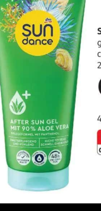 SUNDANCE gel după plajă cu Aloe Vera 200 ml