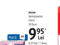 Jessa tampoane mini 32 buc.