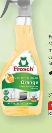 Frosch soluție pentru multisuprafețe cu portocală 500 ml