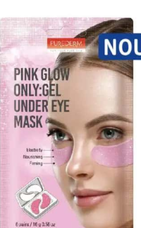 Purederm pink glow masca tip gel pentru zona ochilor 12 buc.