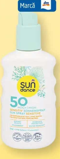 SUNDANCE spray invizibil protecție solară FPS 50 200 ml