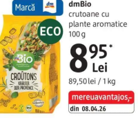 dmBio crutoane cu plante aromatice 100 g