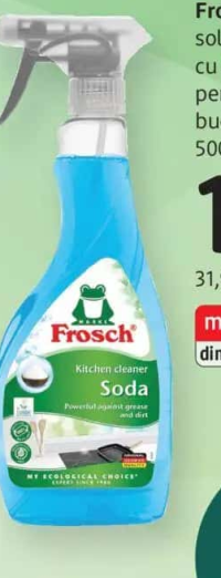 Frosch soluție cu bicarbonat pentru curățarea bucătăriei 500 ml